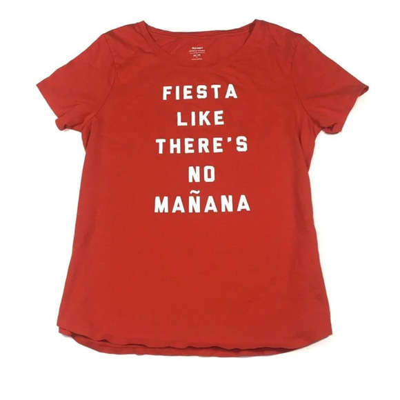 Old Navy Tops - WS46 Old Navy Fiesta manana Spanish Shirt M
